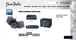 Desktop Screenshot of musicdealer.pl