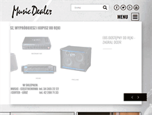 Tablet Screenshot of musicdealer.pl